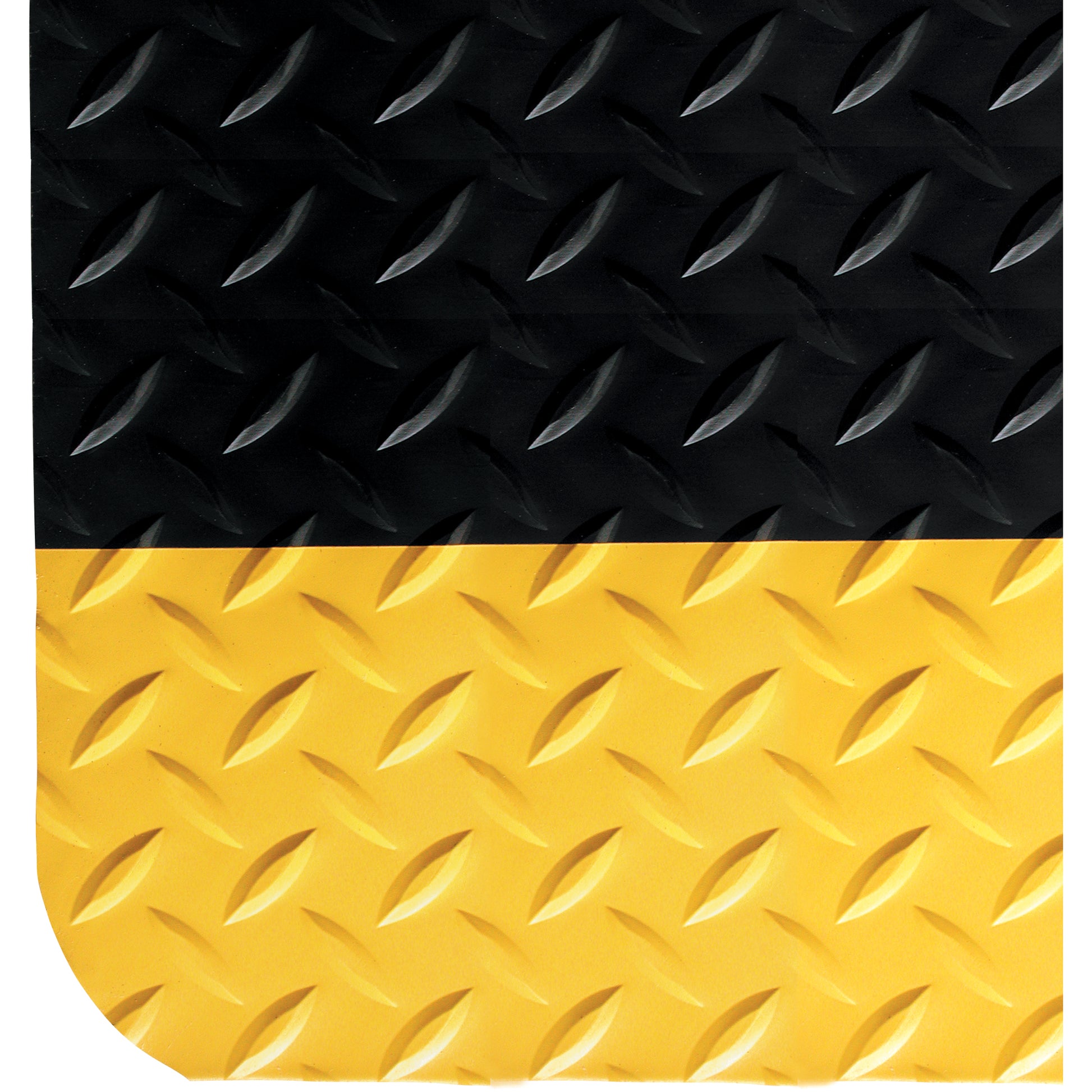 Wearwell SpongeCote® No. 415 Mats, Diamond, 2' x 3' x 9/16", Charcoal, PVC