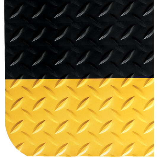 Wearwell SpongeCote® No. 415 Mats, Diamond, 2' x 3' x 9/16", Charcoal, PVC