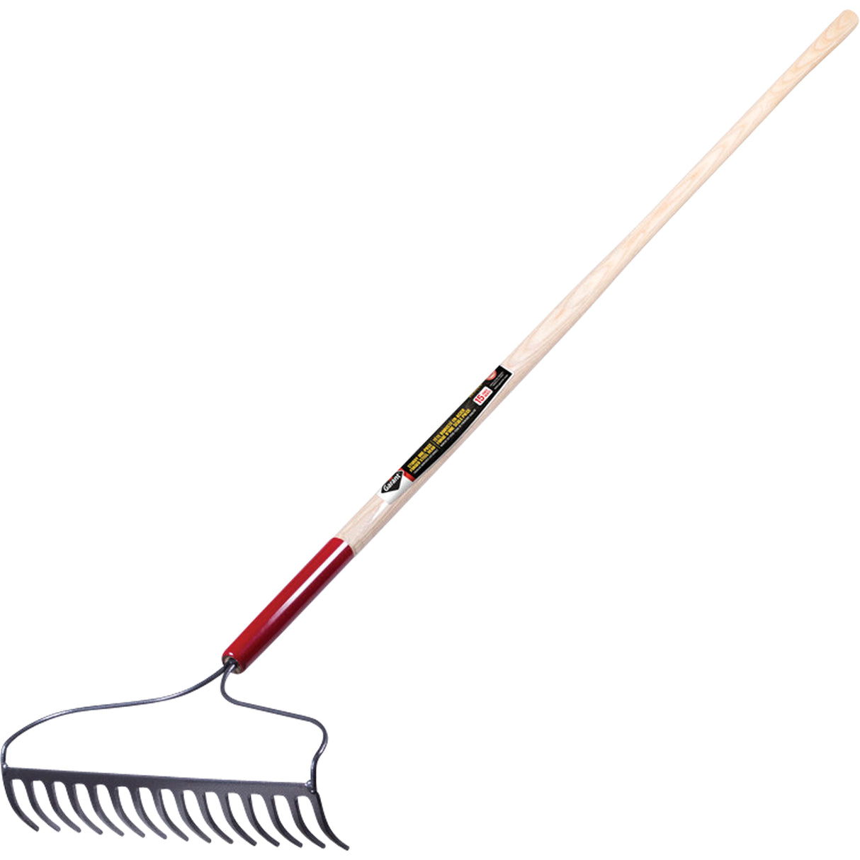 Pro™ Bow Rake, Wood Handle, 60" L, 16" Blade, 15 Tines