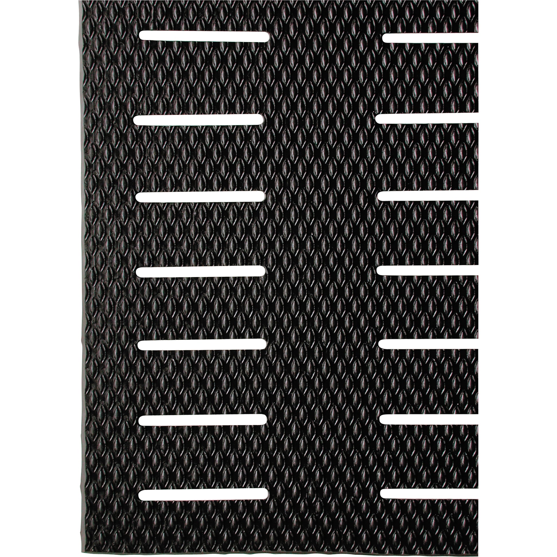 Wearwell Kushion Walk No. 475 Mats, Slotted, 3' x 60' x 3/8", Black, PVC