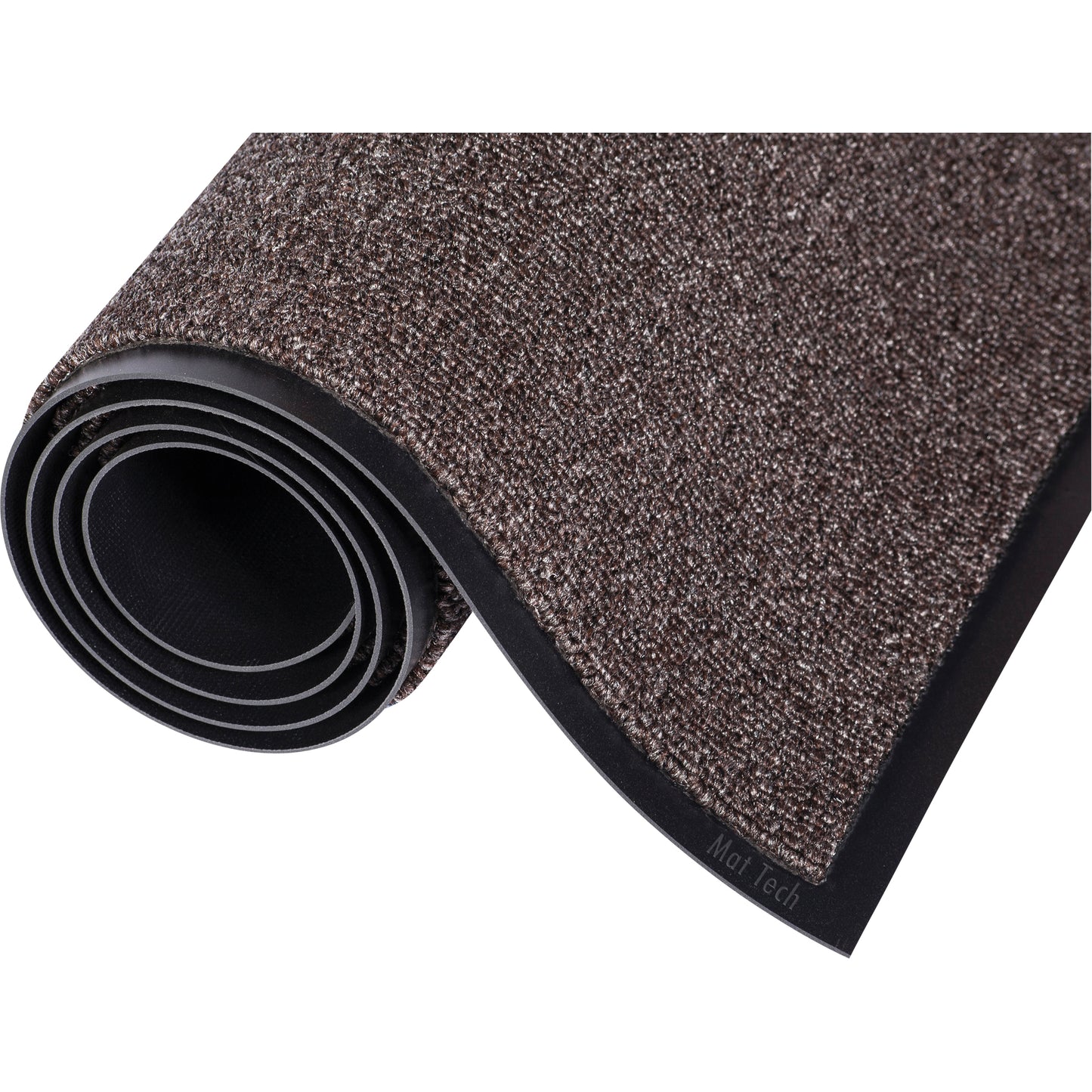 Mat Tech Walk-A-Way™ Mat, Wiper, 6' x 53' x 5/16", Walnut
