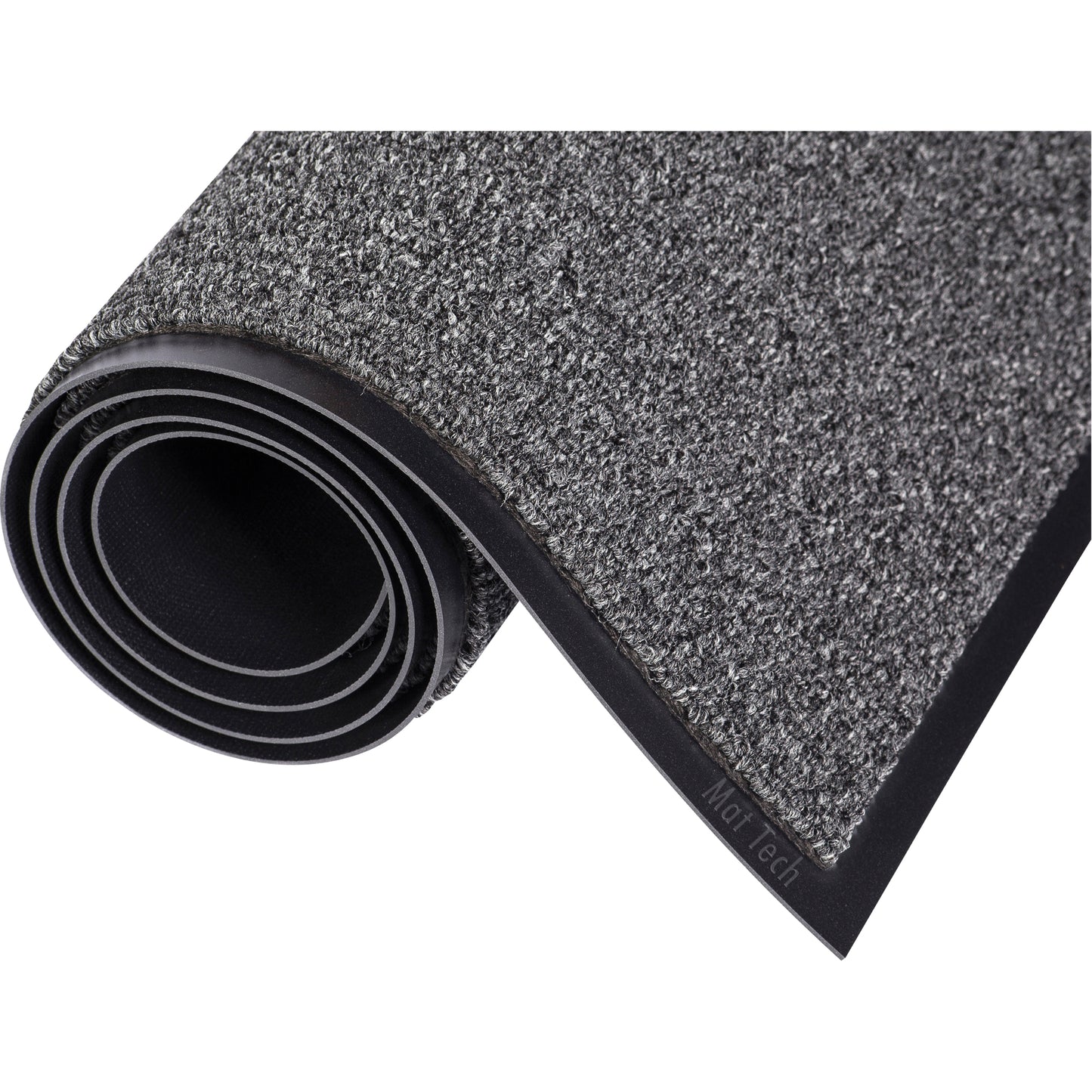 Mat Tech Walk-A-Way™ Mat, Wiper, 6' x 24' x 5/16", Charcoal