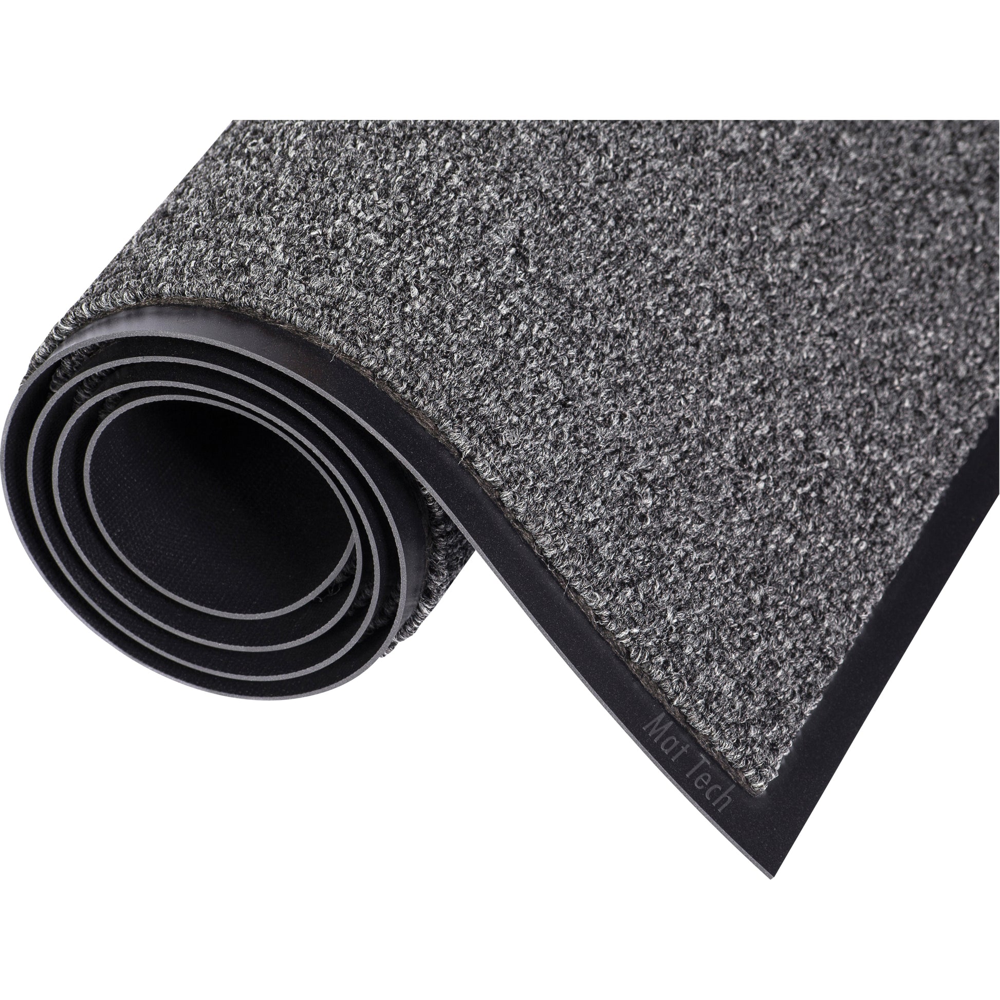 Mat Tech Walk-A-Way™ Mat, Wiper, 6' x 24' x 5/16", Charcoal