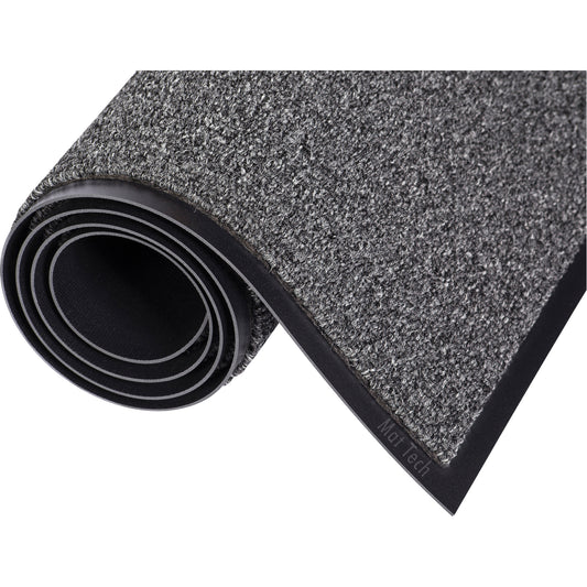 Mat Tech Walk-A-Way™ Mat, Wiper, 4' x 15' x 5/16", Charcoal