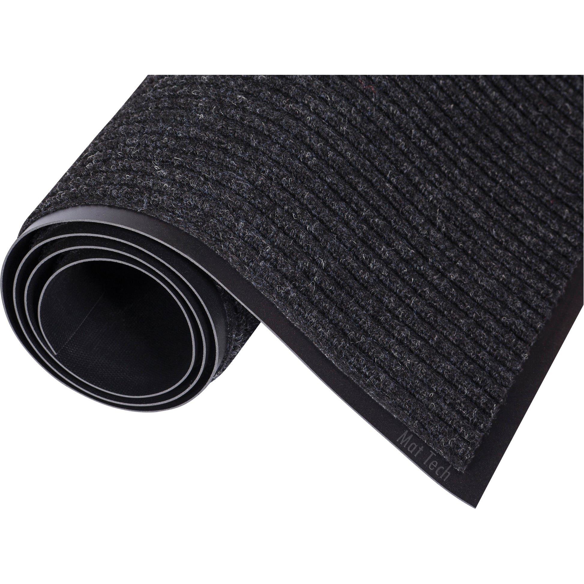 Mat Tech Needle-Rib™ Matting, Wiper/Scraper, 6' x 60' x 5/16", Charcoal