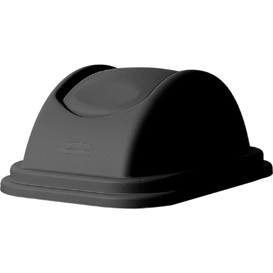 Soft Wastebasket Covers, Dome Lid/Swing Lid, Plastic, Fits Container Size: 16" x 11-5/8"