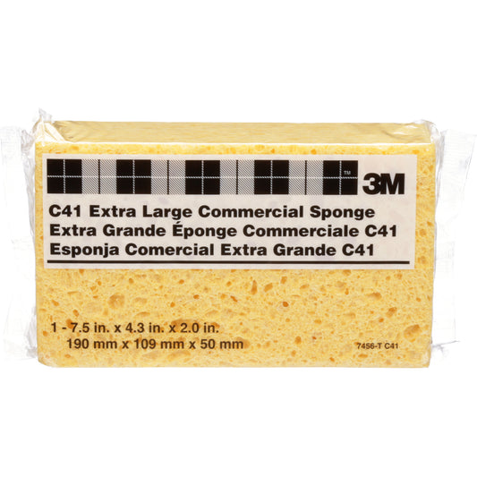 Commercial Size Sponge, Cellulose, 4-1/2" W x 7-1/2" L