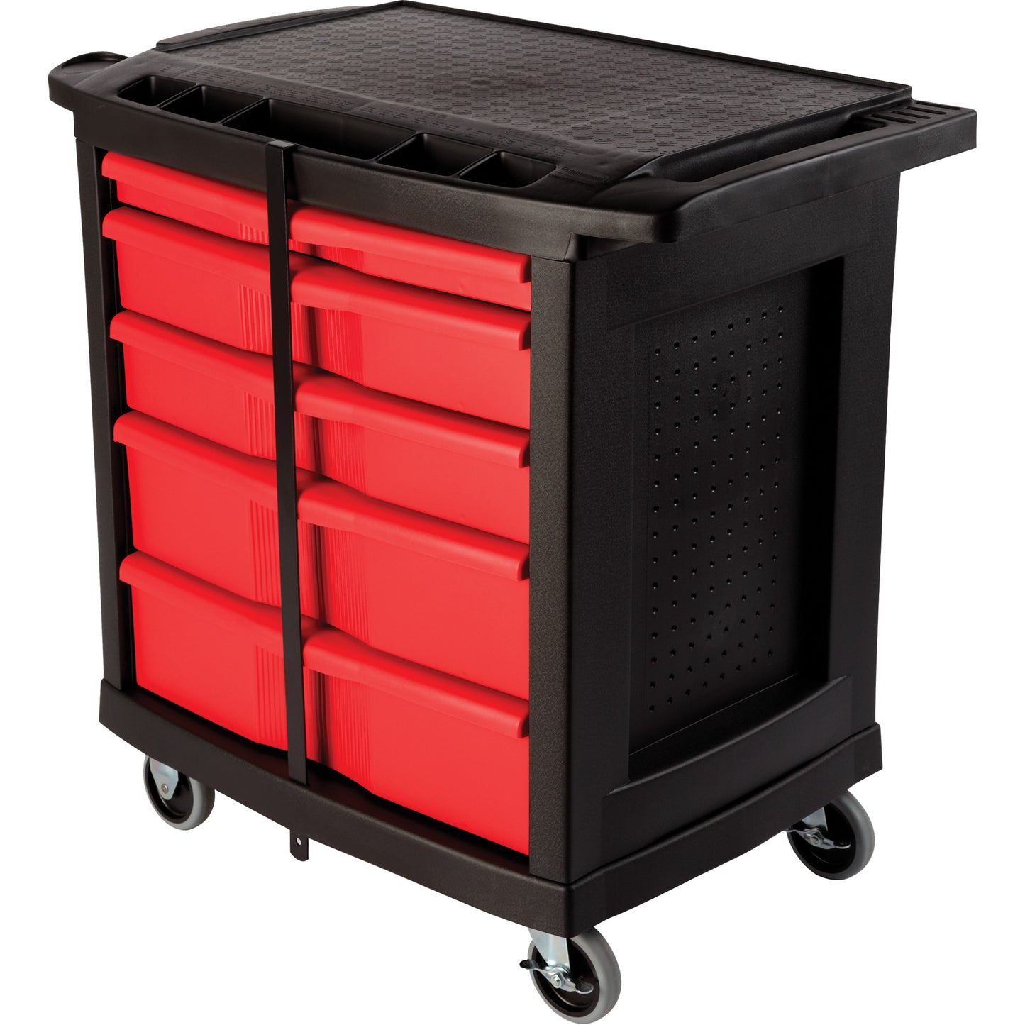 5-Drawer Mobile Work Centre, Plastic Surface