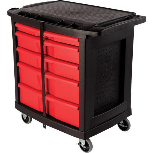 5-Drawer Mobile Work Centre, Plastic Surface