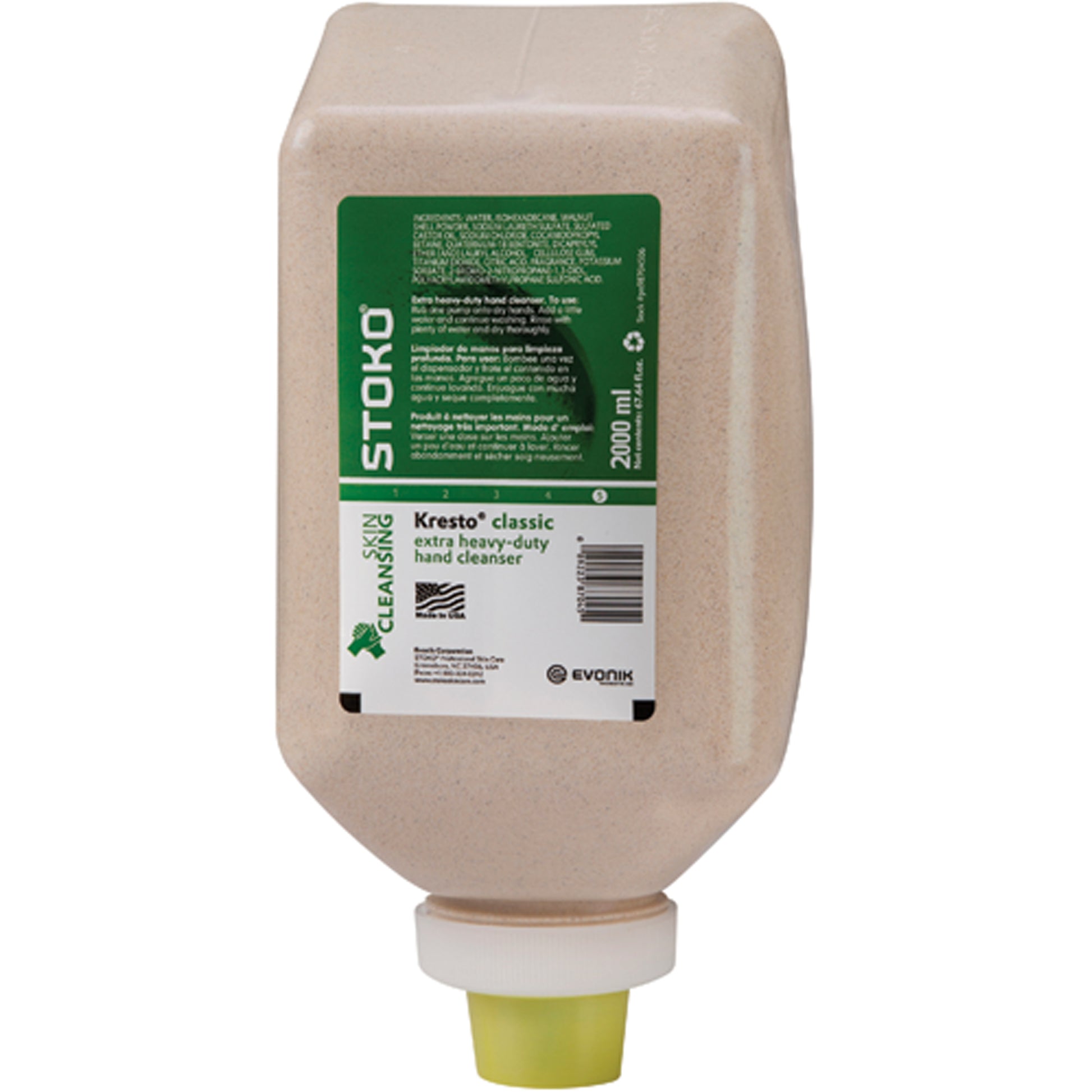 Kresto® Classic Extra Heavy-Duty Hand Cleaner, Paste, 2 L, Bottle, Scented
