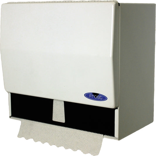 Roll or Single-Fold Towel Dispenser , Manual, 10.5" W x 6.75" D x 9.5" H