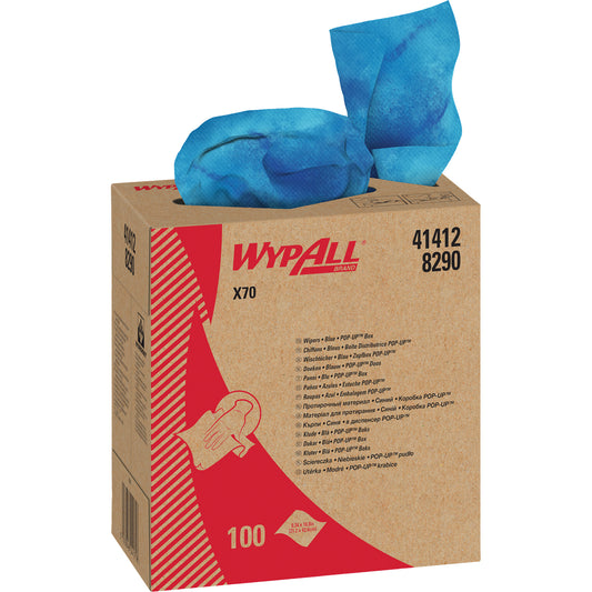 WypAll® X70 Premium Industrial Cloths, Heavy-Duty, 16-4/5" L x 8-1/3" W