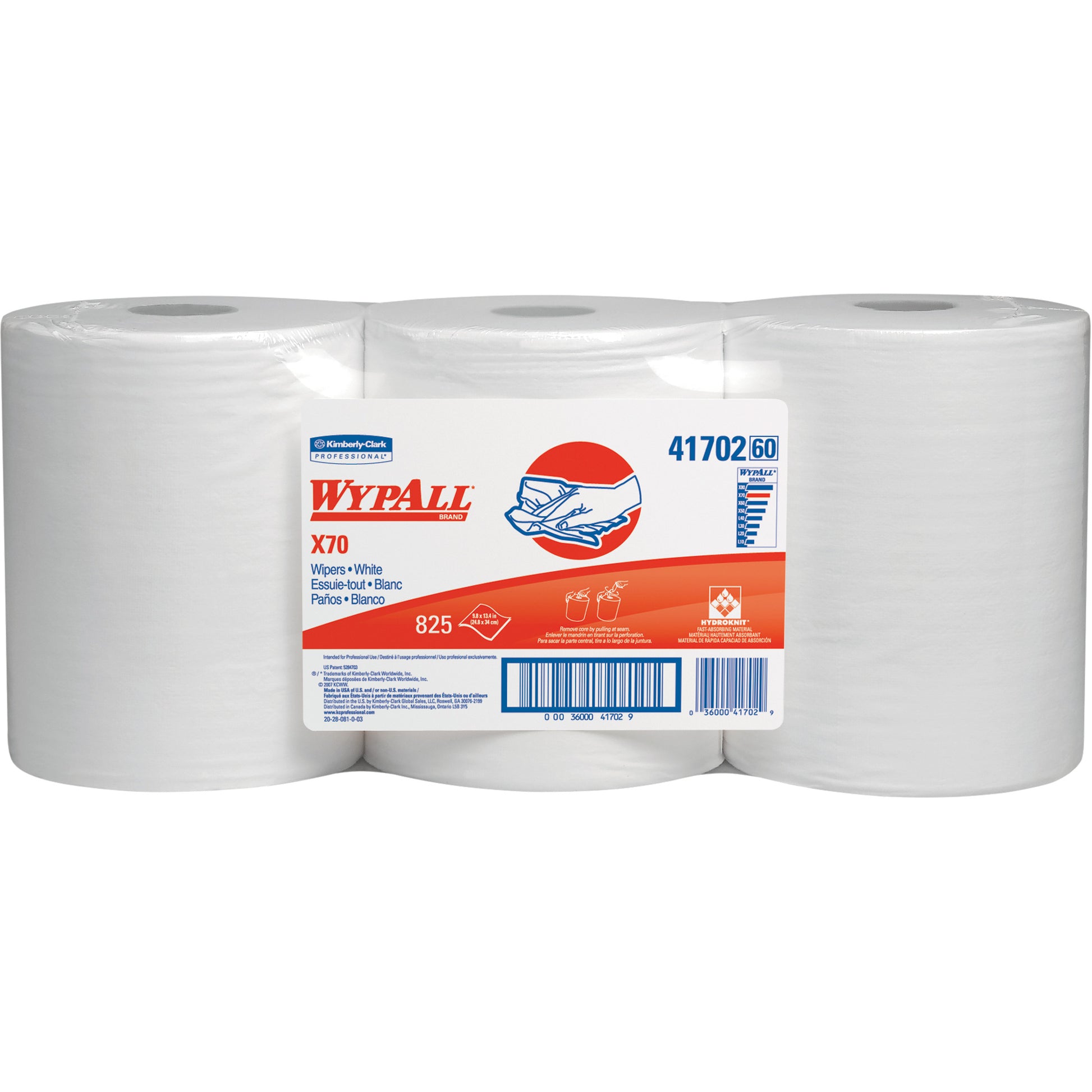 WypAll® X70 Premium Industrial Cloths, Heavy-Duty, 13-2/5" L x 9-4/5" W
