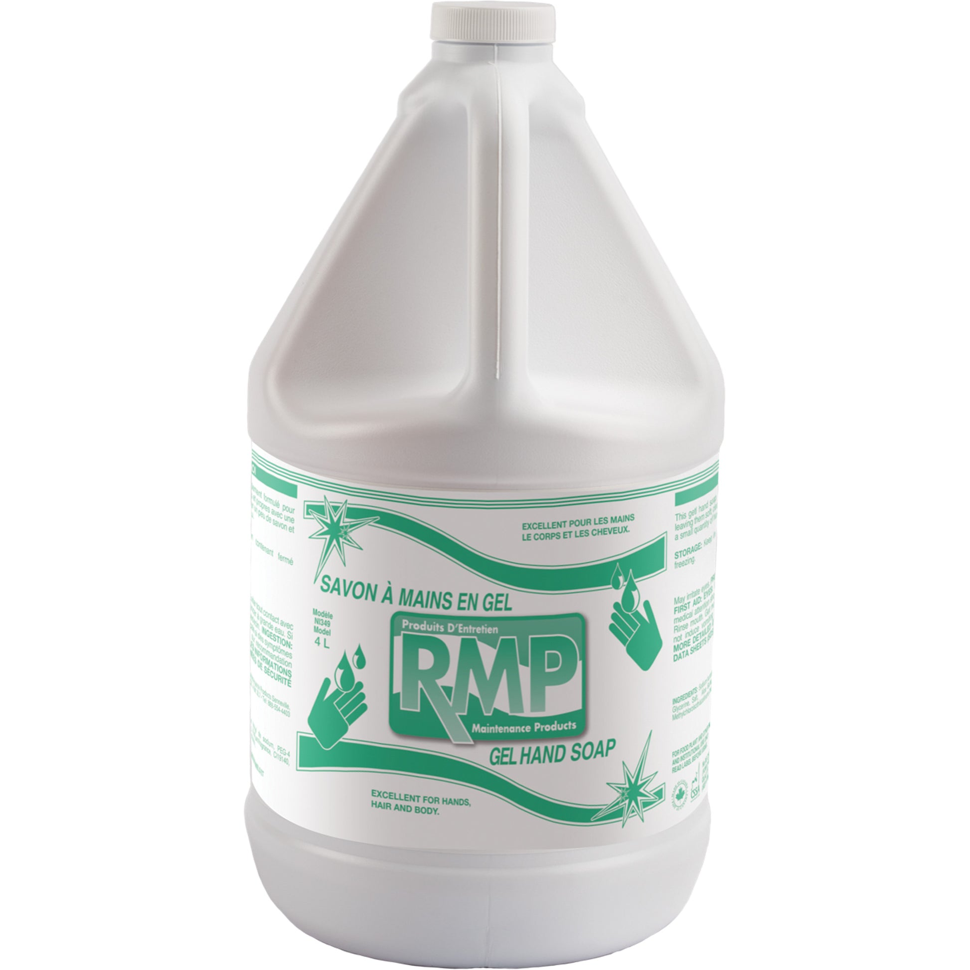Green Hand Soap, Gel, 4 L, Scented