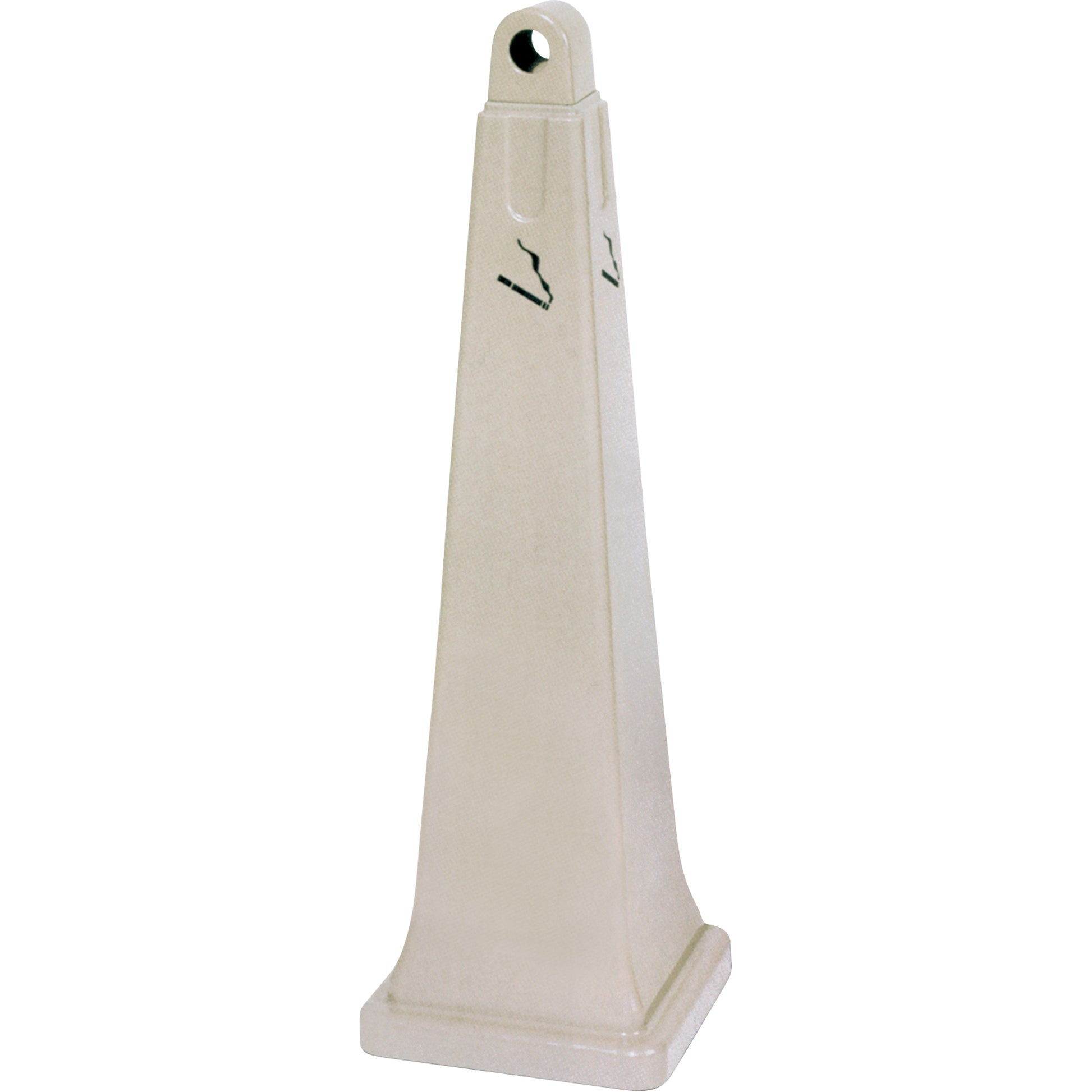 Groundskeeper™ Cigarette Waste Collectors, Free-Standing, Plastic, 1 US gal. Capacity, 39-3/4" Height