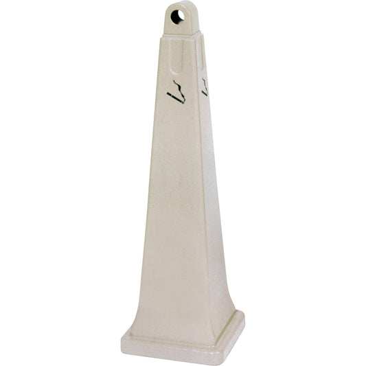 Groundskeeper™ Cigarette Waste Collectors, Free-Standing, Plastic, 1 US gal. Capacity, 39-3/4" Height