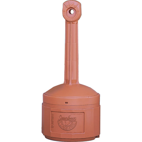 Smoker’s Cease-Fire® Cigarette Butt Receptacle, Free-Standing, Plastic, 4 US gal. Capacity, 38-1/2" Height