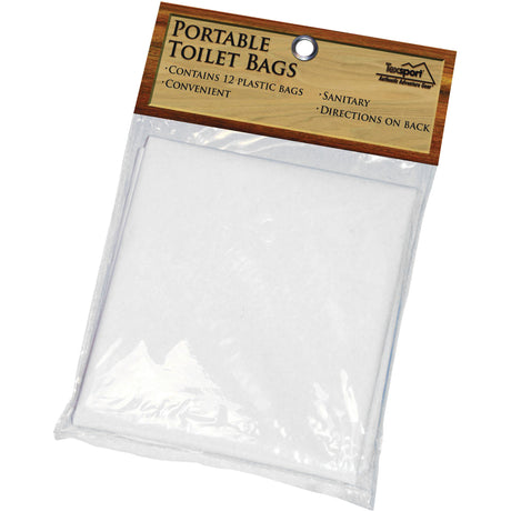 Portable Toilet Replacement Bags, Bio-Hazard, 24" L x 12" W