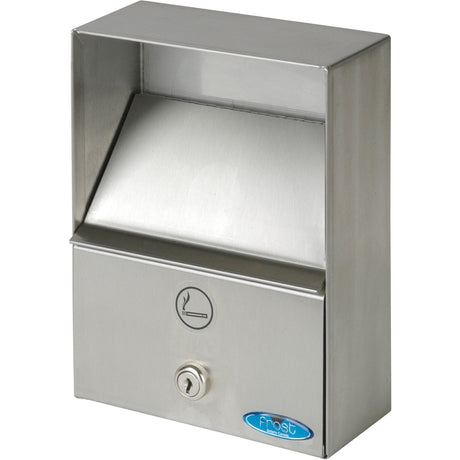 Smoking Receptacles, Wall-Mount, Stainless Steel, 1 Litres Capacity, 9" Height