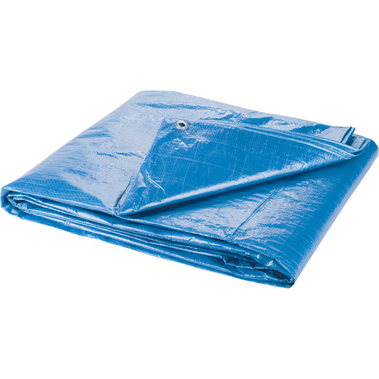 Tarp, Standard Duty, Blue, 20' x 10' x 4 mils