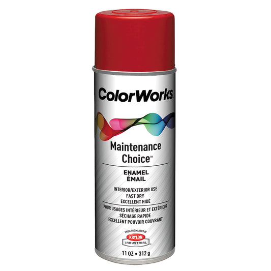 Maintenance Choice™ Enamel, Cherry Red, Gloss, 11 oz., Aerosol Can