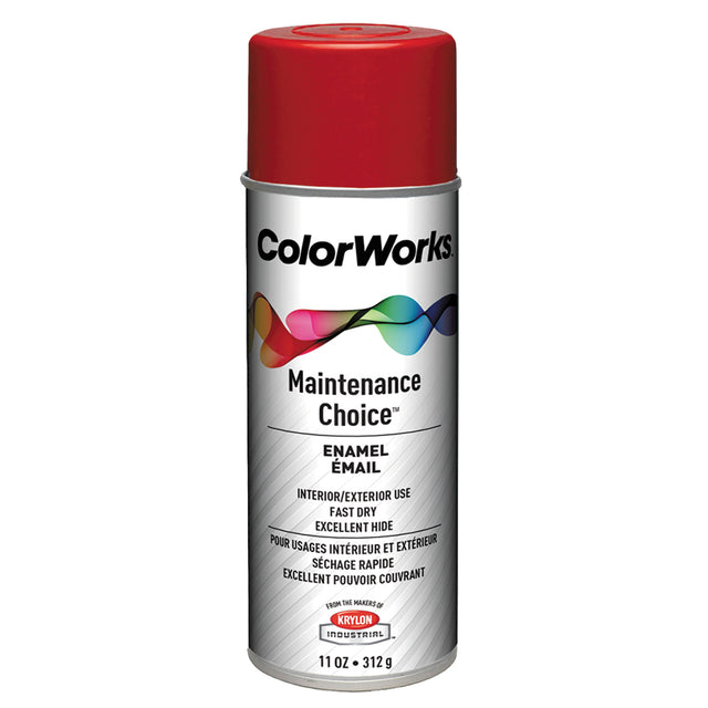 Maintenance Choice™ Enamel, Cherry Red, Gloss, 11 oz., Aerosol Can