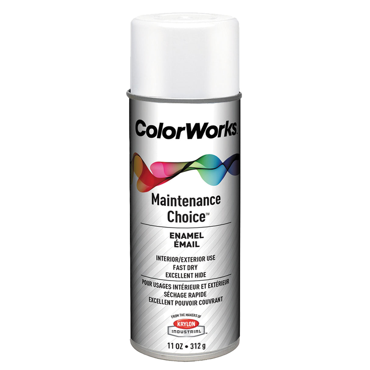 Maintenance Choice™ Enamel, Flat White, Very Flat, 11 oz., Aerosol Can