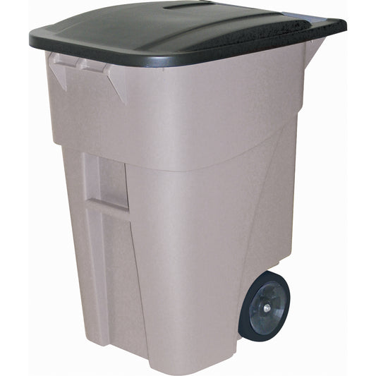 Brute® Roll Out Containers, Plastic, 50 US gal.