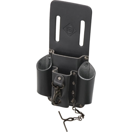 Tool Belt Pouch, Multiple Tool Holder, Leather, 4 Pockets