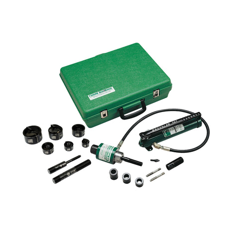 Hydraulic Knockout Kit with Hand Pump and Slug-Buster® Punches