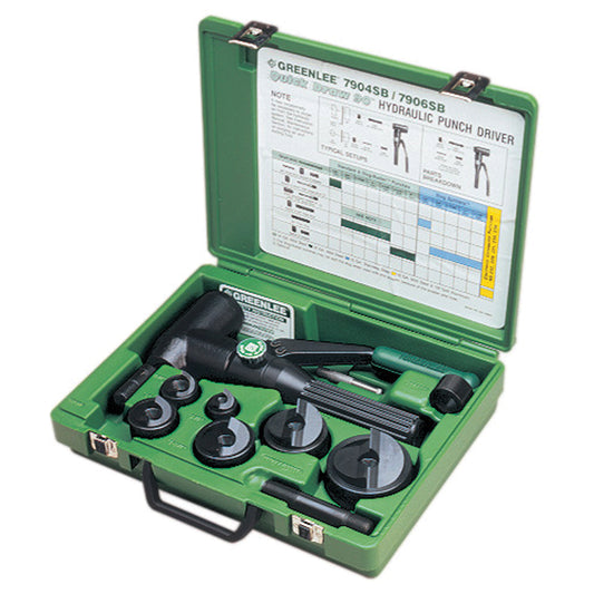 Quick Draw 90® Hydraulic Knockout Kit with SlugBuster® Punches