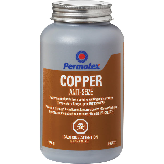 Copper Anti-Seize, 227 g, Brush Top Can, 1800°F (982°C) Max Temp.