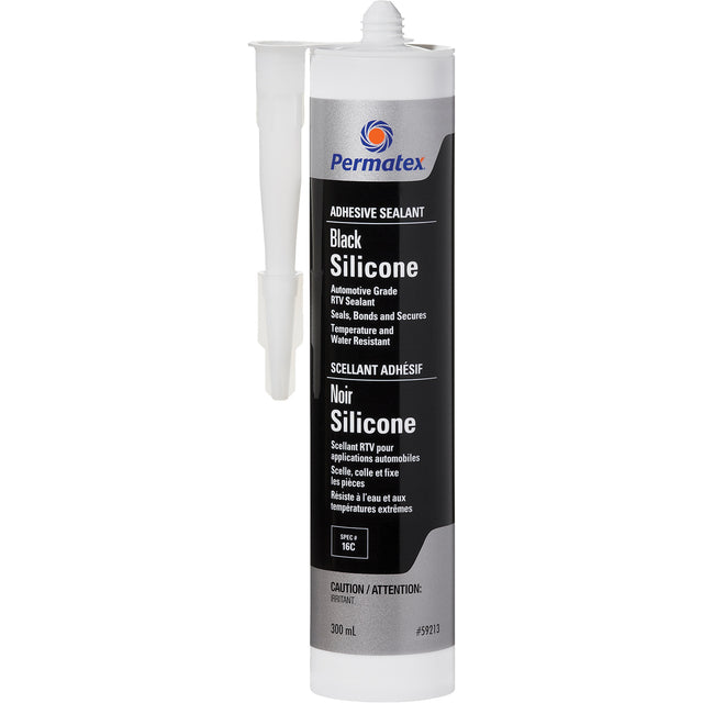 RTV Adhesive Sealant, 300 ml, Cartridge, Black