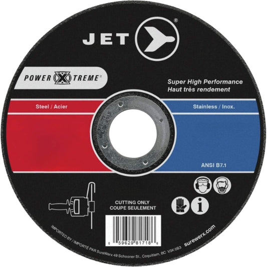 Power-Xtreme® Cut-Off Wheel, 4-1/2" x 3/64", 7/8" Arbor, Type 1, Aluminum Oxide, 13300 RPM