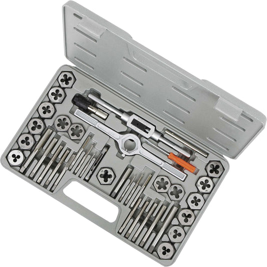 TD40HM Metric HSS Tap & Alloy Die Set, 40 Pieces