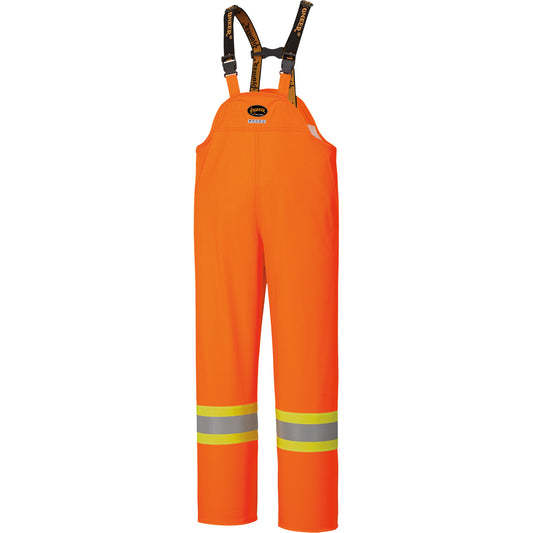 Pioneer 5893 High Visibility Flame Resistant Waterproof Bib Pants, X-Large, High Visibility Orange