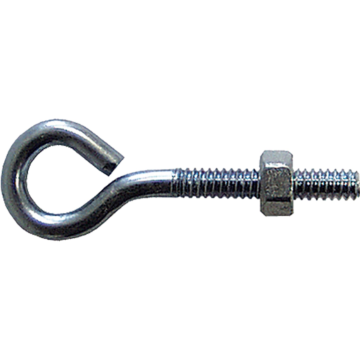 Eye Bolt, 3/8" Dia., 6" L, Zinc Plated