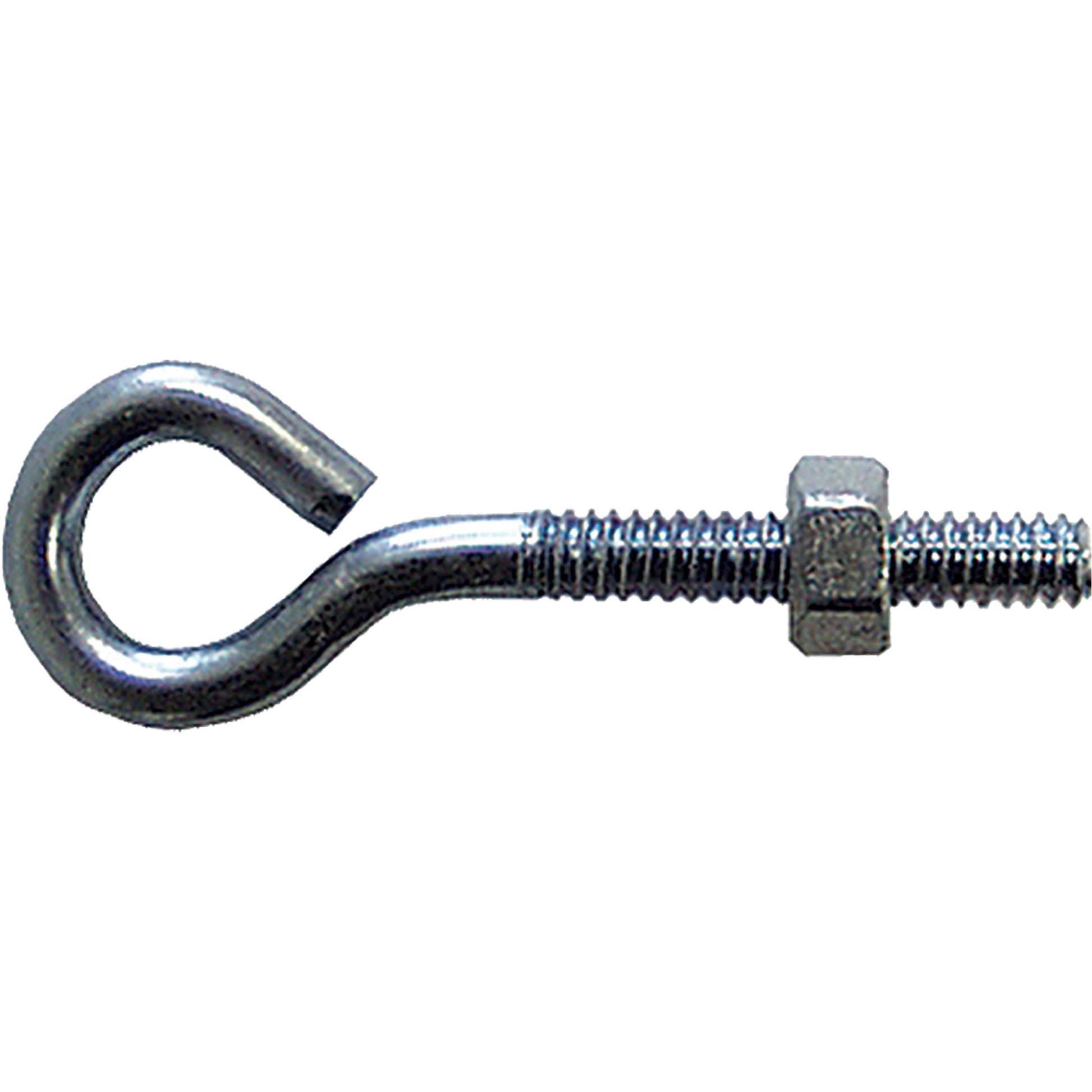 Eye Bolt, 3/8" Dia., 6" L, Zinc Plated