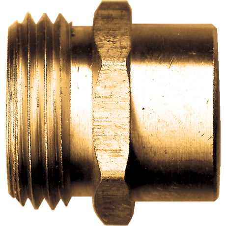 Pipe Coupling, Brass, 1/2"