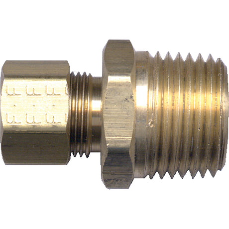 Male Pipe Connector, 3/16" x 1/8" Dia, Brass