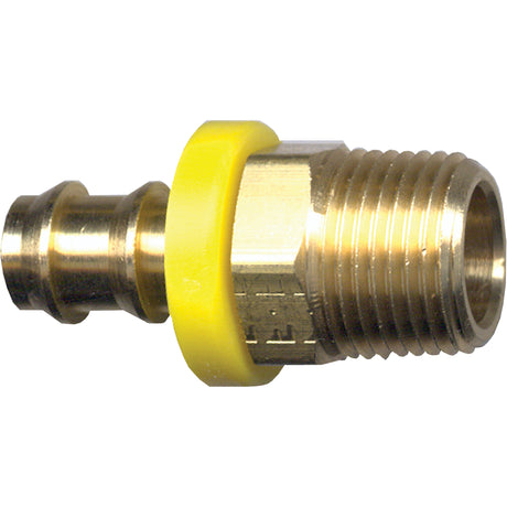 Grip-Tite Hose Barb Fitting, Brass, 3/8" x 1/4"