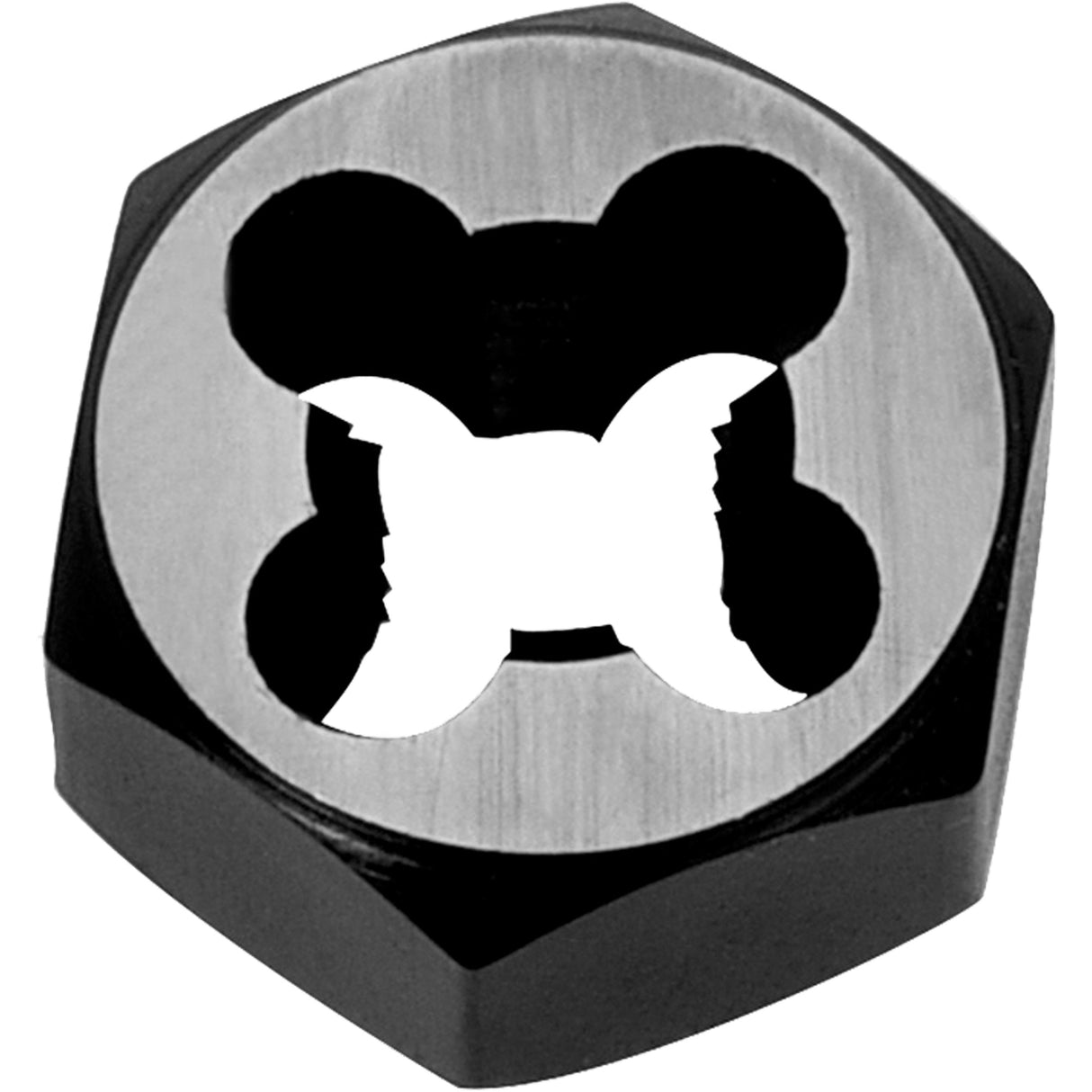 Hexagon Rethreading Bolt Die, 1" Dia., M10x1.5 Thread, Chromium Steel