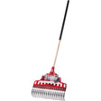 Multi-Purpose Lawn Rake, 20" Blade, 20 Tines, Hardwood Handle, Steel Blade