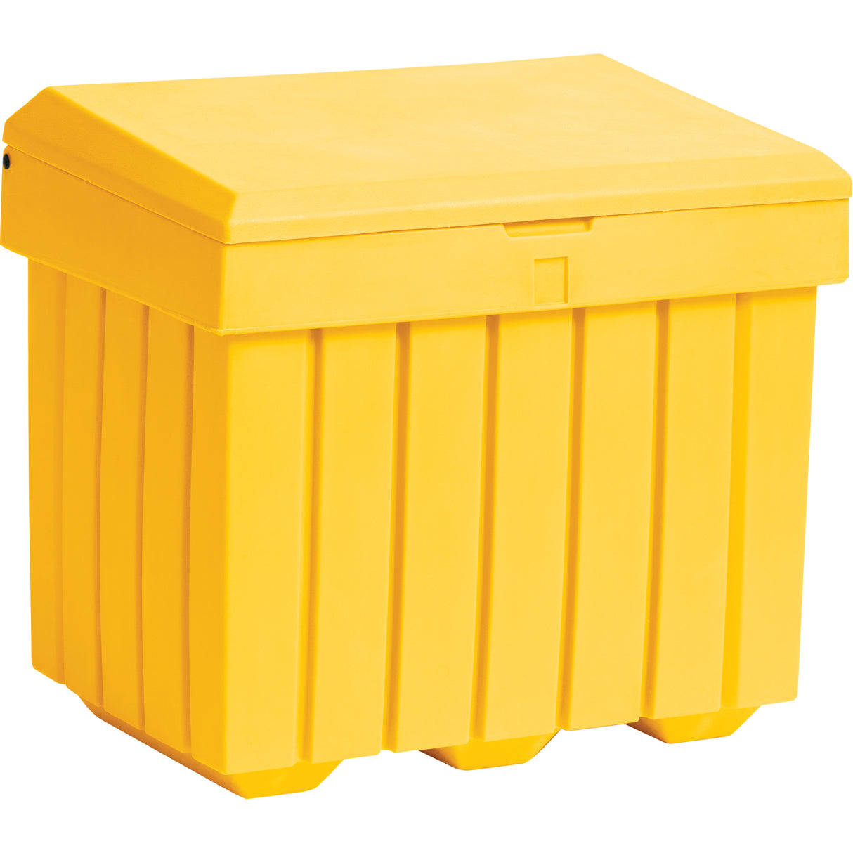 Economy Salt Sand Storage Container, 32" x 23" x 27-1/2", 10 cu. Ft., Yellow