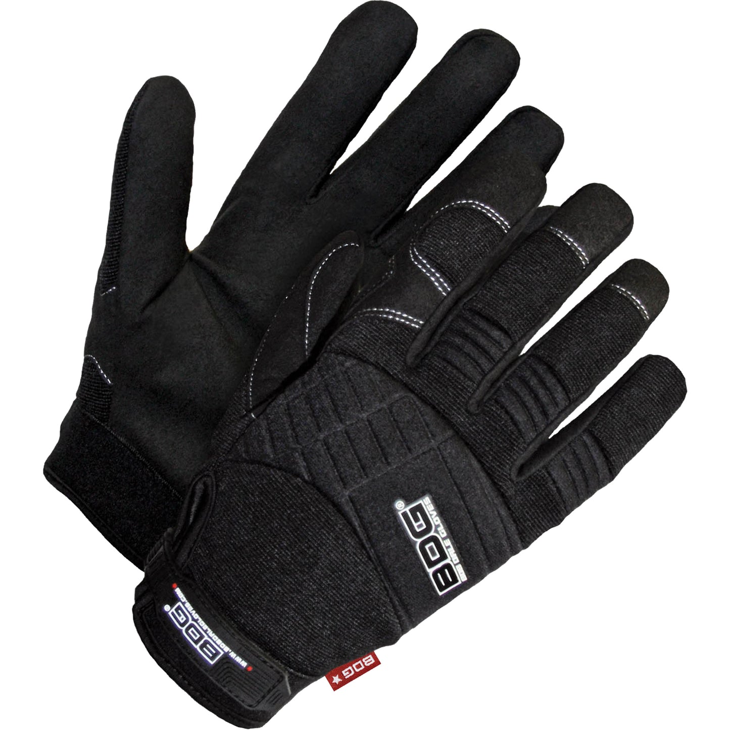 Bob Dale Gloves Mechanic's Gloves, Synthetic Palm, Size Medium