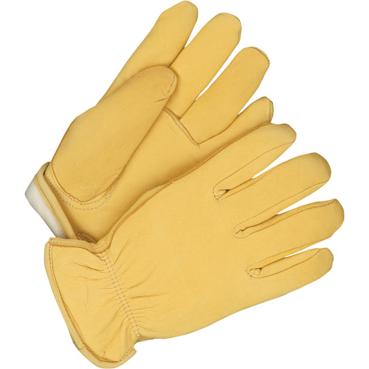 Bob Dale Gloves Classic Lined Drivers Gloves, Large, Grain Deerskin Palm, Thinsulate™ Inner Lining