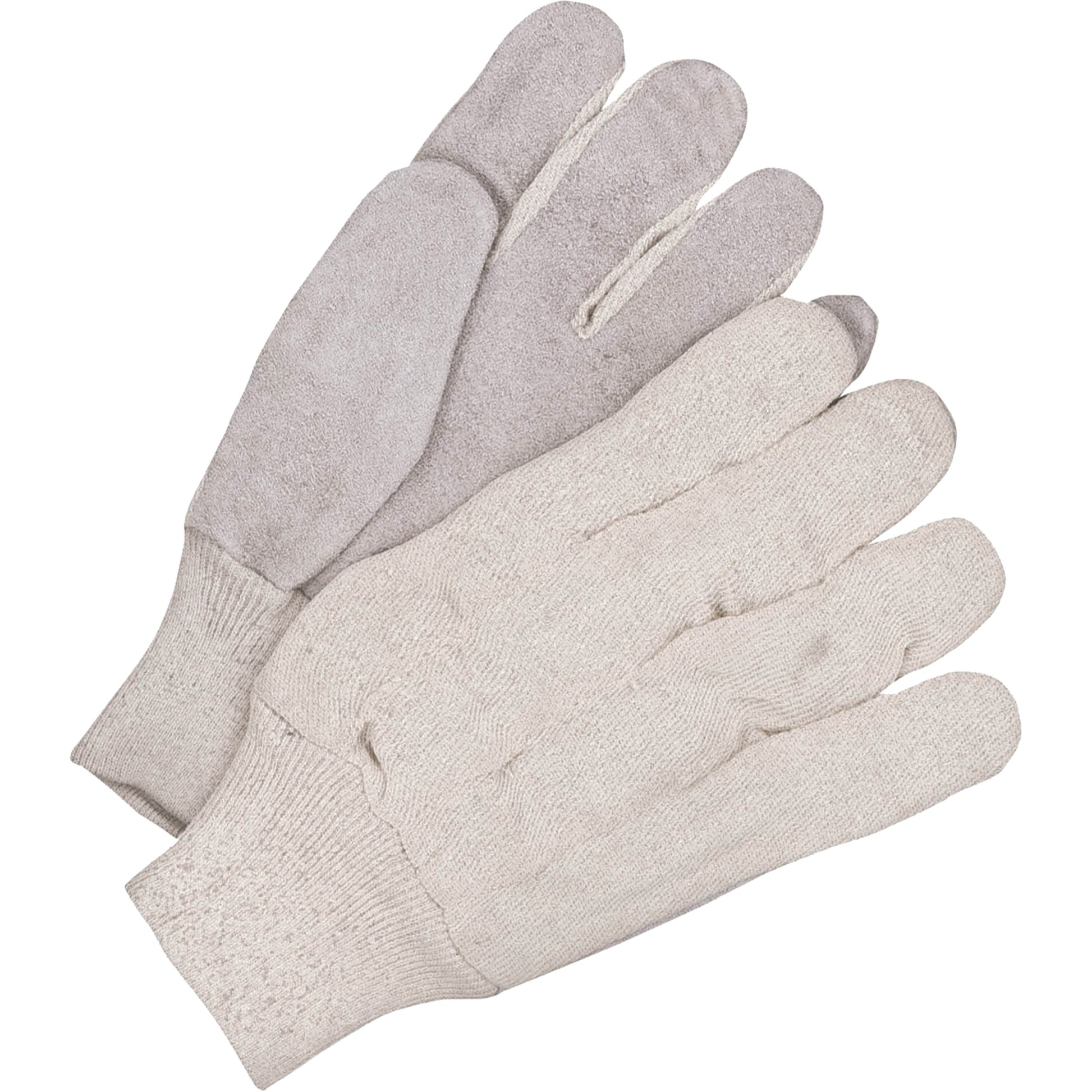 Bob Dale Gloves Classic Fitter Gloves with Cotton Back, One Size, Split Cowhide Palm