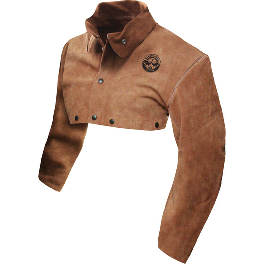 Bob Dale Gloves Standard Grade Leather Cape Sleeve, X-Large, Brown