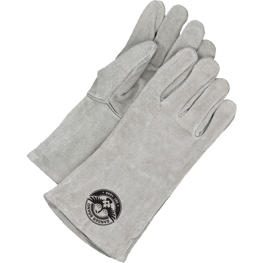 Bob Dale Gloves Gander Brand Welder Gloves with Gauntlet Cuff, Split Cowhide, Size One Size