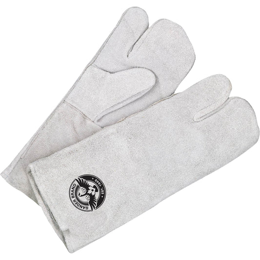 Bob Dale Gloves Gander Brand 1-Finger Welding Mitt with Gauntlet Cuff, Split Cowhide, Size One Size